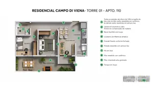 Apartamento com 2 Quartos à venda, 41m² no Cidade Morumbi, São José dos Campos - Foto 18