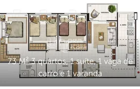 Apartamento com 3 Quartos à venda, 73m² no Maria Paula, São Gonçalo - Foto 19
