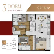 Apartamento com 3 Quartos à venda, 97m² no Vila Branca, Jacareí - Foto 5