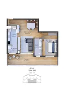 Apartamento com 1 Quarto à venda, 54m² no Moura, Gramado - Foto 2