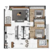 Apartamento com 2 Quartos à venda, 88m² no Nossa Senhora do Rosario, Santa Maria - Foto 6
