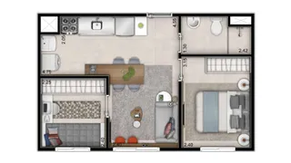 Apartamento com 2 Quartos à venda, 35m² no São Mateus, São Paulo - Foto 14