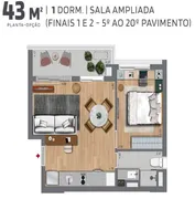 Apartamento com 2 Quartos à venda, 44m² no Pinheiros, São Paulo - Foto 35