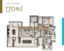 Apartamento com 4 Quartos à venda, 170m² no Vila Homero Thon, Santo André - Foto 41