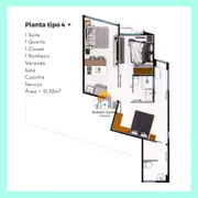 Apartamento com 1 Quarto à venda, 33m² no Meireles, Fortaleza - Foto 23