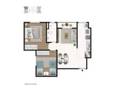 Apartamento com 2 Quartos à venda, 47m² no Center Ville, Arujá - Foto 4