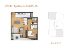Apartamento com 3 Quartos à venda, 77m² no Bom Retiro, Joinville - Foto 18