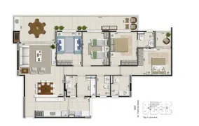 Apartamento com 4 Quartos à venda, 139m² no Vila Clais, Bertioga - Foto 14