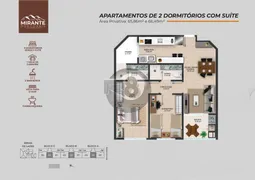 Apartamento com 2 Quartos à venda, 62m² no Coqueiros, Florianópolis - Foto 3