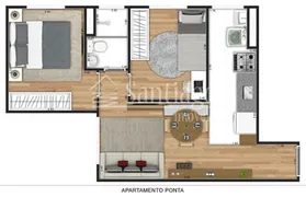 Apartamento com 2 Quartos à venda, 40m² no Jardim Nova Europa, Hortolândia - Foto 26