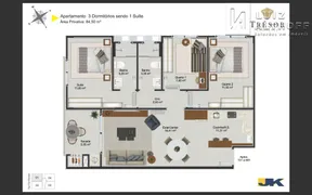 Apartamento com 3 Quartos à venda, 75m² no Jardim Eldorado, Palhoça - Foto 2