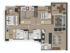 Apartamento com 3 Quartos à venda, 79m² no Capim Macio, Natal - Foto 2