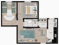 Apartamento com 2 Quartos à venda, 51m² no Vila Galvao, Jundiaí - Foto 1