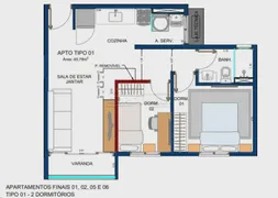 Apartamento com 2 Quartos à venda, 46m² no Jardim Lutfalla, São Carlos - Foto 2