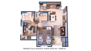 TERRAZO VILLA AUGUSTA no Vila Augusta, Guarulhos - Foto 30