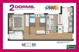 Apartamento com 2 Quartos à venda, 45m² no Centro, Diadema - Foto 11