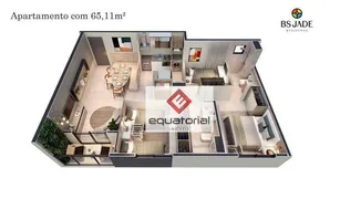 Apartamento com 3 Quartos à venda, 65m² no Joaquim Tavora, Fortaleza - Foto 11