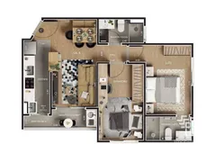 Apartamento com 2 Quartos à venda, 56m² no Vila Mollon IV, Santa Bárbara D'Oeste - Foto 2