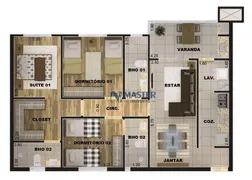 Apartamento com 2 Quartos para venda ou aluguel, 75m² no Bassan, Marília - Foto 10