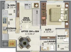 Apartamento com 1 Quarto à venda, 44m² no Menino Deus, Porto Alegre - Foto 6