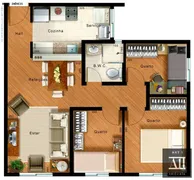 Apartamento com 3 Quartos à venda, 51m² no Fazendinha, Curitiba - Foto 4