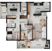 Apartamento com 3 Quartos à venda, 91m² no Cazeca, Uberlândia - Foto 42