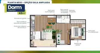 Apartamento com 2 Quartos à venda, 43m² no Campestre, Santo André - Foto 6