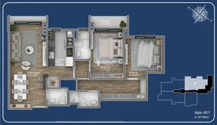 Apartamento com 2 Quartos à venda, 76m² no Avenida Central, Gramado - Foto 11