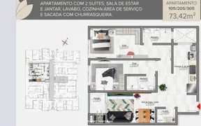Apartamento com 2 Quartos à venda, 71m² no Cachoeira do Bom Jesus, Florianópolis - Foto 21