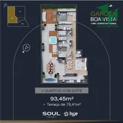 Apartamento com 3 Quartos à venda, 89m² no Boa Vista, Curitiba - Foto 9