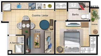 Apartamento com 1 Quarto à venda, 60m² no Portal Ville Primavera, Boituva - Foto 1