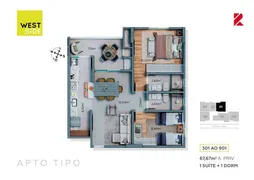 Apartamento com 2 Quartos à venda, 67m² no São Francisco, Curitiba - Foto 21