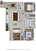 Apartamento com 2 Quartos à venda, 71m² no Santa Terezinha, Brusque - Foto 12
