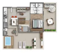 Apartamento com 2 Quartos à venda, 45m² no Vila Carmosina, São Paulo - Foto 47