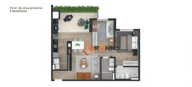 Apartamento com 2 Quartos à venda, 73m² no Centro, Curitiba - Foto 4