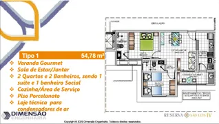 Apartamento com 2 Quartos à venda, 54m² no Turu, São Luís - Foto 11