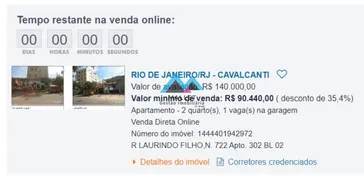 Apartamento com 2 Quartos à venda, 53m² no Cavalcânti, Rio de Janeiro - Foto 1