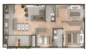 Apartamento com 3 Quartos à venda, 78m² no Água Verde, Curitiba - Foto 1