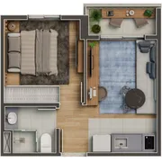 Apartamento com 1 Quarto à venda, 28m² no Lapa, São Paulo - Foto 7