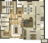 Apartamento com 3 Quartos para venda ou aluguel, 91m² no Bassan, Marília - Foto 33