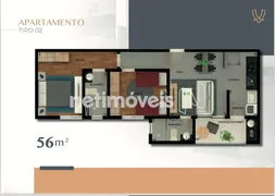 Apartamento com 2 Quartos à venda, 53m² no Castelo, Belo Horizonte - Foto 3