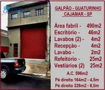 Galpão / Depósito / Armazém para venda ou aluguel, 596m² no Guaturinho, Cajamar - Foto 2