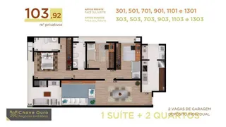 Apartamento com 3 Quartos à venda, 104m² no Cancelli, Cascavel - Foto 12