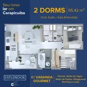 Apartamento com 2 Quartos à venda, 53m² no Vila Três Irmãos, Carapicuíba - Foto 10