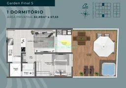 Apartamento com 1 Quarto à venda, 39m² no Abraão, Florianópolis - Foto 26
