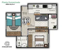 Apartamento com 2 Quartos à venda, 53m² no Planalto, Caxias do Sul - Foto 16