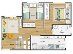 Apartamento com 2 Quartos à venda, 46m² no Jardim Honoria, Cotia - Foto 16