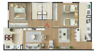 Apartamento com 2 Quartos para alugar, 68m² no Jardim America, Jacareí - Foto 12