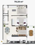 Apartamento com 2 Quartos à venda, 79m² no Vila Atlântica, Mongaguá - Foto 3