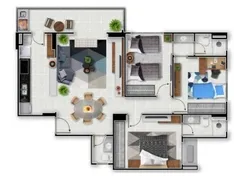 Apartamento com 3 Quartos à venda, 89m² no Residencial Granville, Goiânia - Foto 36